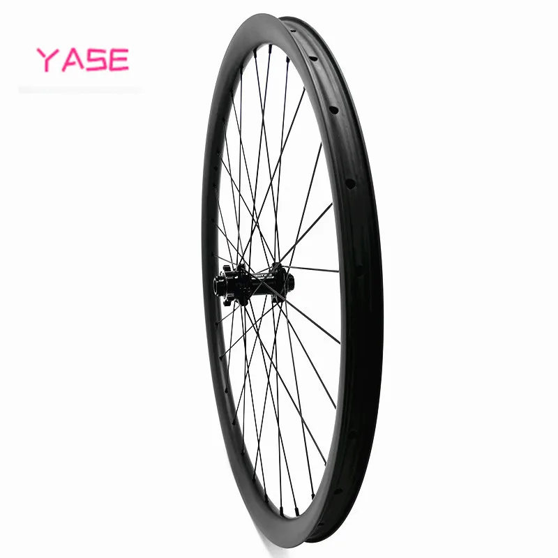 YASE 29er mtb дисковые карбоновые колеса XC 27,4x23 мм ассиметричные бескамерные карбоновые велосипедные колеса FASTace DA206 100x15 142x12 карбоновые колеса