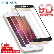 9D Protective Glass For Xiaomi Redmi Note 4 4X 5 5