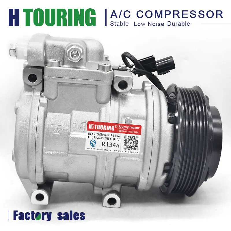 

10PA17C AC Compressor 6pk for SSANGYONG STAVIC RODIUS 2007 2008 2009 2010 2011 2012 2013 6652300011 180500390A 152267 6652300211