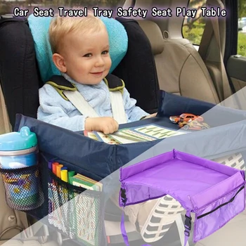 

Portable 5-Color Car Seat Table Waterproof Table Seat Tray Children's Toy Baby Stroller Child Seat For Car Internal Accessories