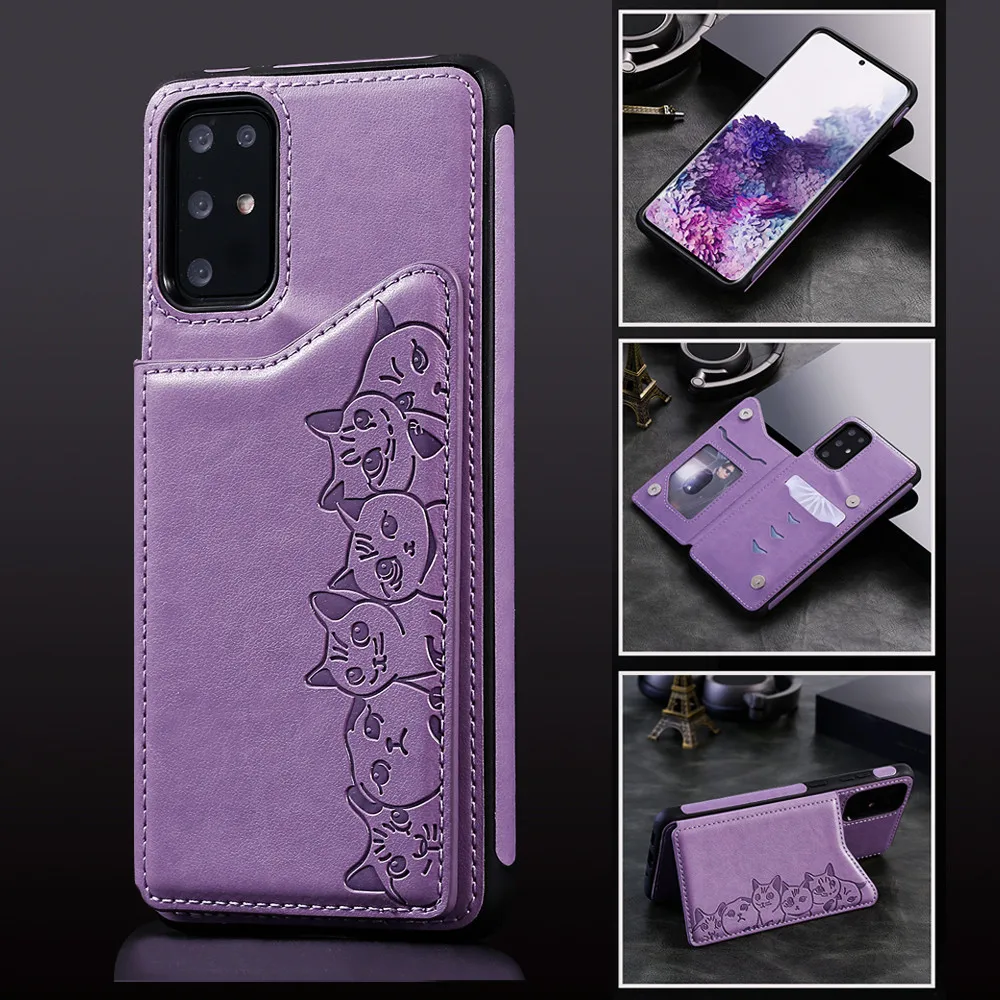 Чехол FLYKYLIN кожаный с защитой от падения для Samsung S20 Plus S10 S9 S8 Note 8 9 10Plus A50 A30S |