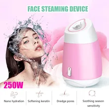 250 Вт Пароварка для лица бытовой спа-инструмент для красоты термальный nanos спрей для отбеливания воды Пароварка для лица