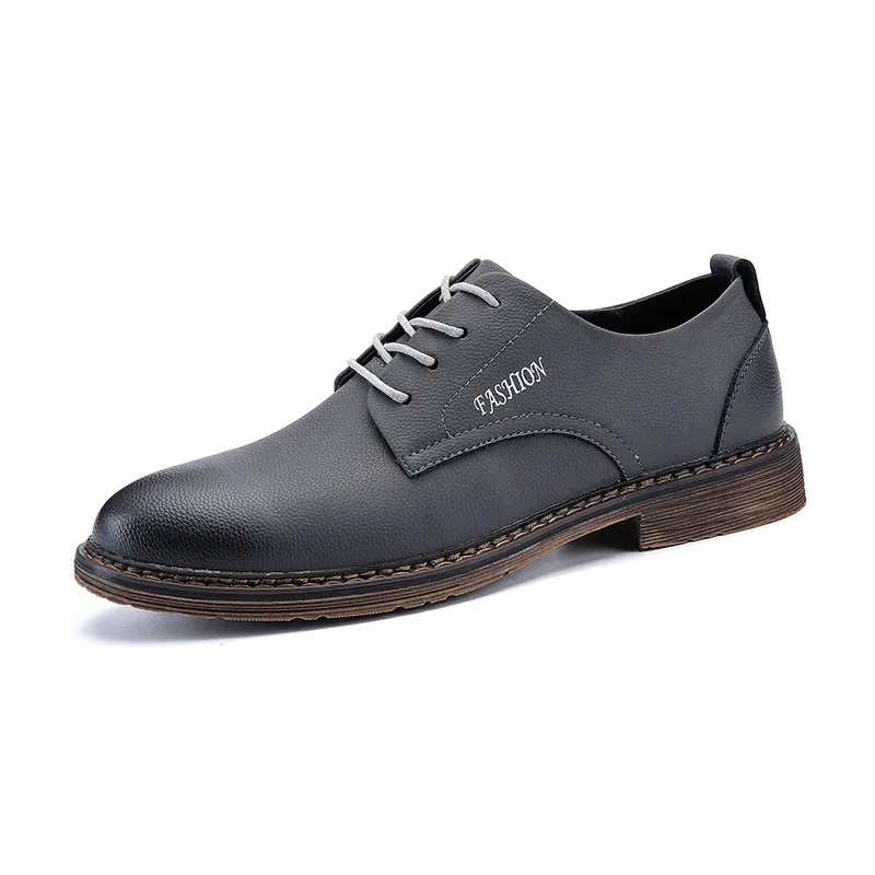 

Men's Shoes Spring Fashion High Quality Casual Walking Shoes Men New Leisure Footwear Male Brand Leather Men's Casual Shoes *