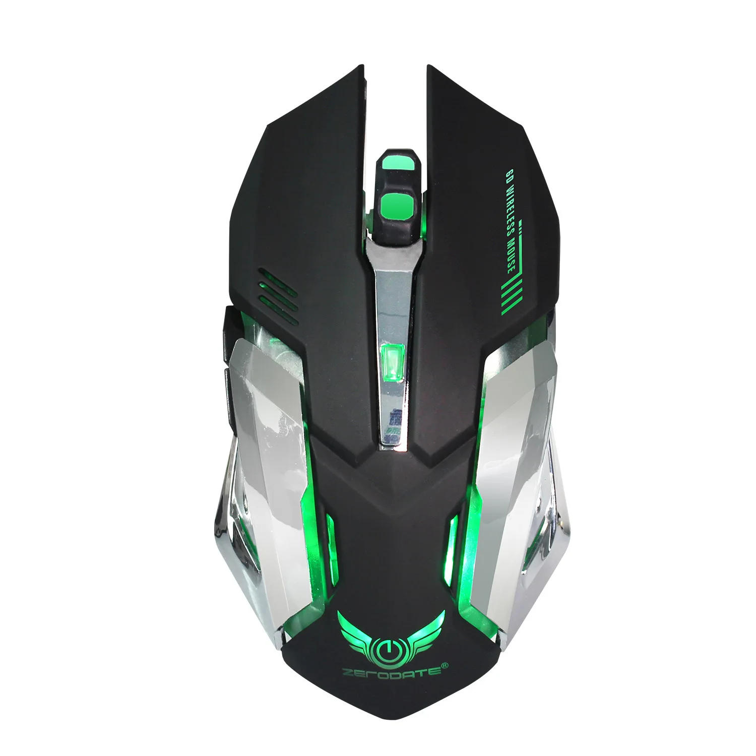 Colorful Luminous Game Mouse 2.4G Rechargeable Wireless Mouse with Built-in 600mA 