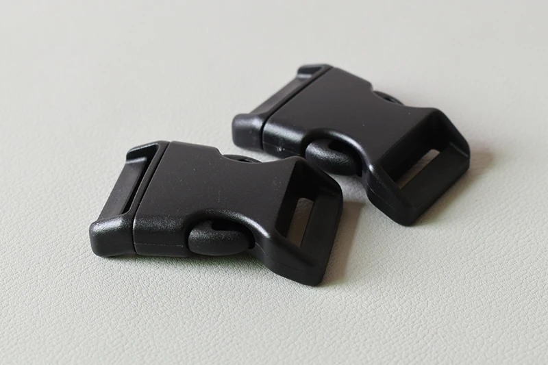 50pcs/lot plastic release buckle snap hook 25mm webbing DIY dog collar bags paracord backpack accessories safety belt buckle