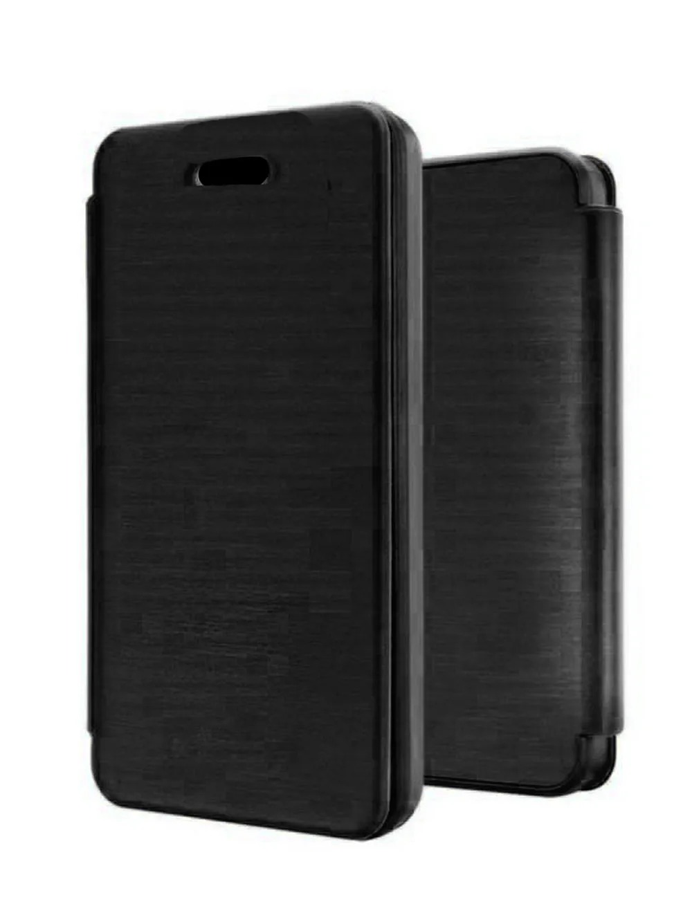 Пластиковый чехол - книжка Flip Cover Apple iPhone 5/5s/5se черный | Мобильные телефоны и