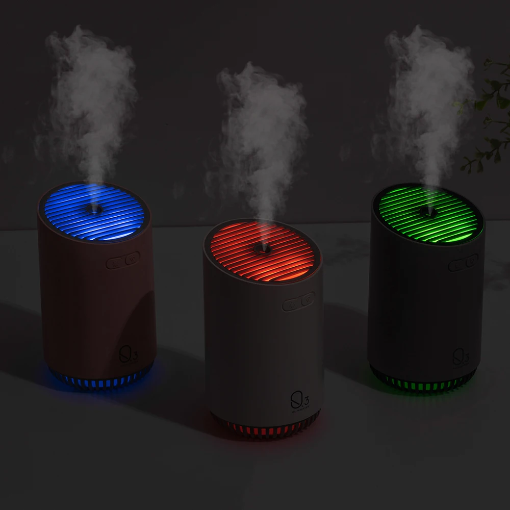 Najtaniej Ciężkie mgły przenośny bezprzewodowy dyfuzor powietrza 320ML 2000mAh akumulator USB ultradźwiękowy Aroma Difusor lampy nawilżacz Humidificador