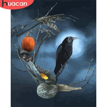 

HUACAN DIY Painting By Number Bird Pictures By Numbers Animal Kits Drawing On Canvas Hand Painted Paintings Art Gift Home Decor
