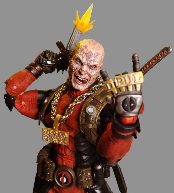 Ultimate фильма «Дэдпул»; рубашки 1/4 2 S 18-дюймовые передвижной Гараж Комплект модель украшения в штучной упаковке