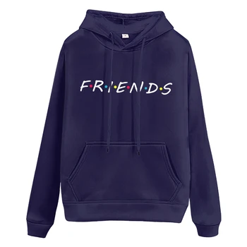 

2020 sudaderas con capucha con estampado de letras de los amigos de primavera para mujeres sudaderas Harajuku sudaderas con capu