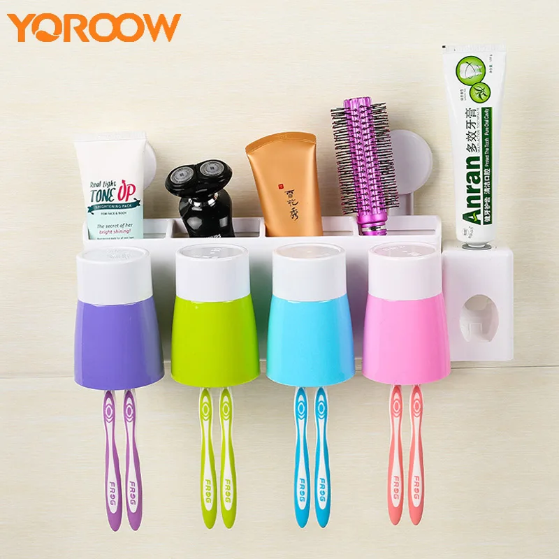 

Tumblr Cup Shelf Stand Bath Suction Cup Holder Toothbrush Holder With Holders Bathroom Shelf Organizer Free AYP0026 3