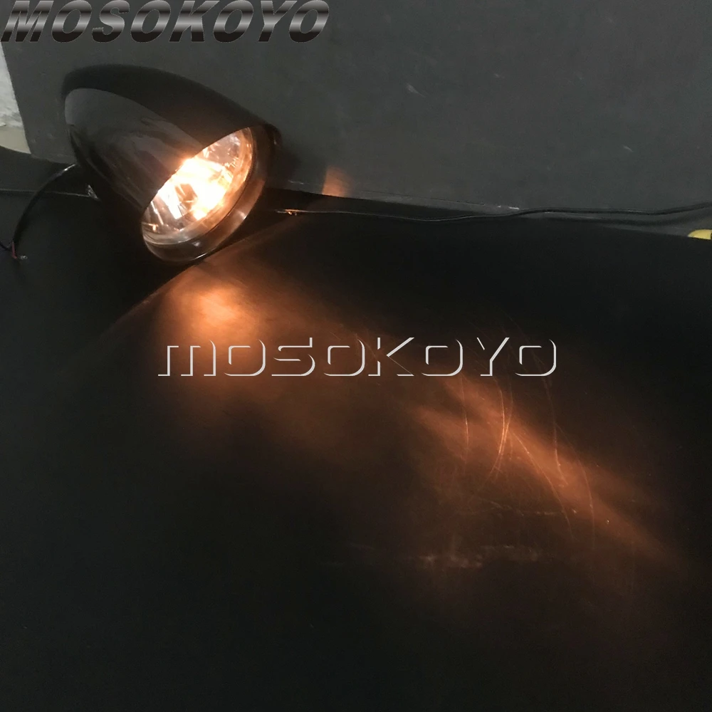 Мотоцикл H4 12V 60/55W нижнее Крепление Фары для Harley Cafe Racer Sportster Dyna Подставка-поплавок для Go 5,75 ''пользовательских высокого ближнего света фар