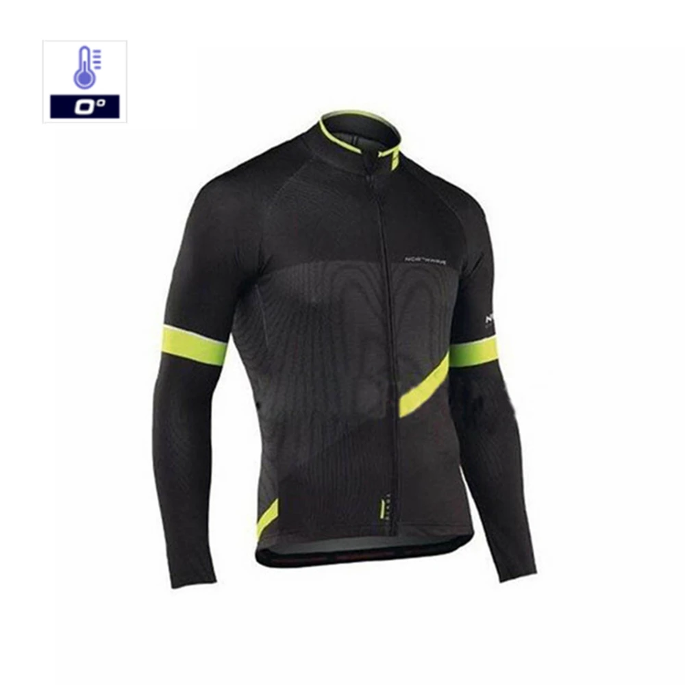 only jerseys Northwave теплая Зимняя Теплая Флисовая велосипедная одежда NW Мужской трикотажный костюм для езды на велосипеде MTB Одежда комбинезон комплект - Цвет: only jerseys