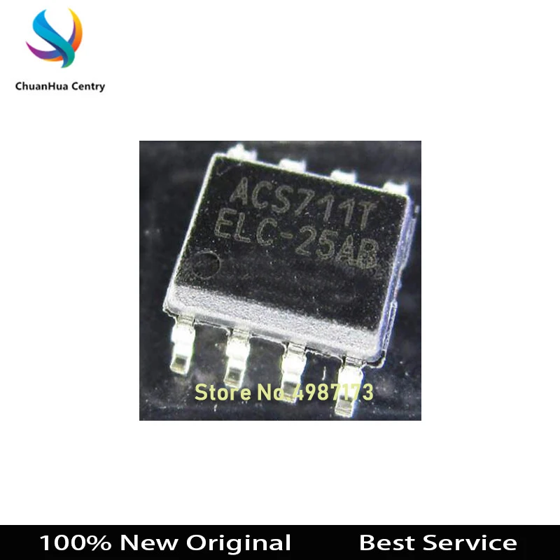 ACS711ELCTR-25AB-T SOP8 Новые оригинальные ACS711ELCTR-25AB-T большие скидки для большего количества
