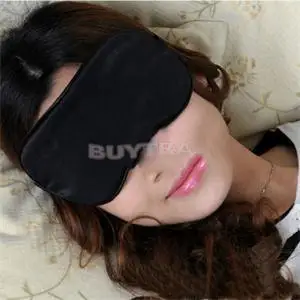 

Hot Sale Travel Rest Sponge Eye MASK Black Sleeping Eye Mask Cover For Health Care To Shield The Light Eyeshade Relieve Fatigue