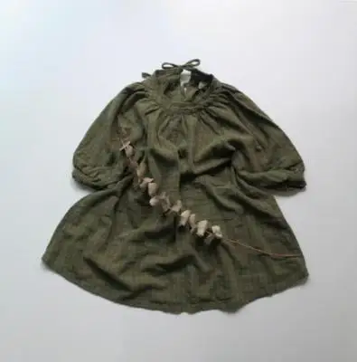 Новое зеленое платье в клетку для девочек праздничный костюм с оборками Вечерние платья из Японии и Южной Кореи