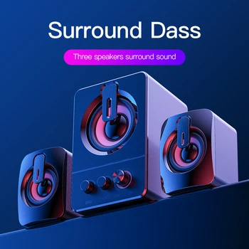 

Bluetooth Computer Speaker 4D Surround Sound Music Speakers for Laptop Notebook PC Stereo Loudspeaker Mini Subwoofer Accessories