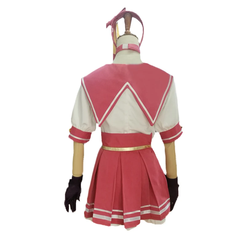 1877] 【KYUUCOS】KOF2003 麻宮アテナ(青)コスプレ衣装風 靴と