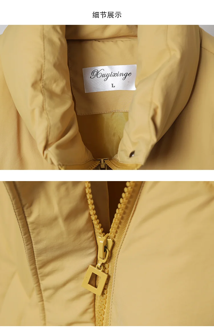 New Autumn Winter Vest Women Fashion jacket coat Fashion coats Down cotton Soft Vintage outwear Clothing