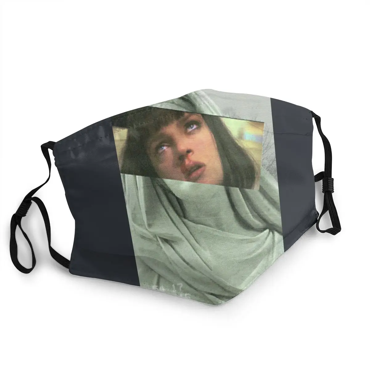 Vaporwave Aesthetic Pulp Fiction Non-Disposable Face Mask Anti Haze Dustproof Protection Cover Respirator Mouth Muffle | Красота и
