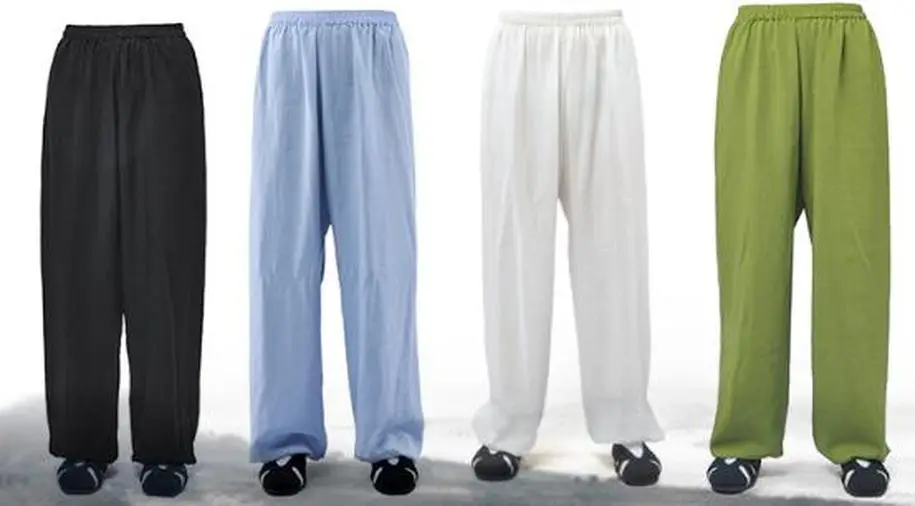 Wudang Linen martial arts tai chi pants taiji kung fu wushu bloomers trousers Unisex
