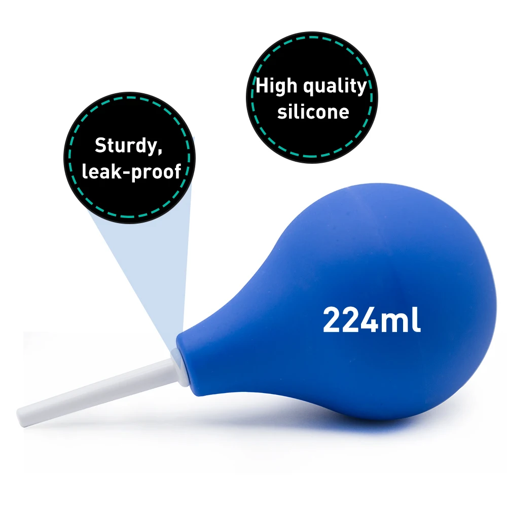Cleaning Bulb Medical Rubber Health Hygiene Tool For Women Men Enema Cleaning Container Vagina & Anal Cleaner Douche Enema