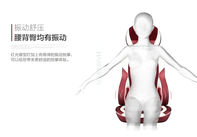 Eelectric Heating Kneading Massage Chair Infrared Physical Therapy Neck Pillow Back Massage Relax Seat Cushion Vibrator