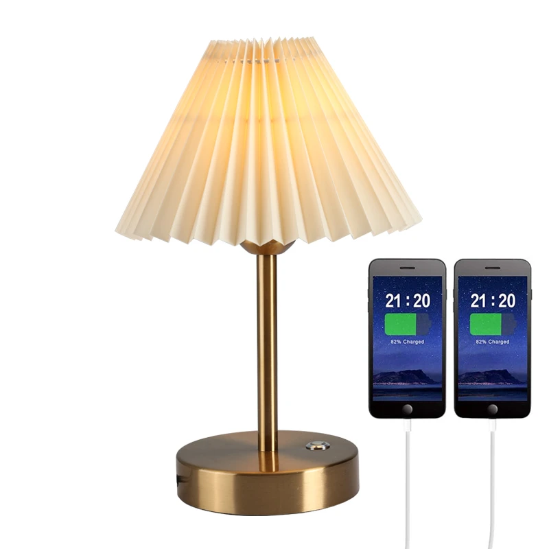 Zilver woede Postcode Touch Control Bedlampje Met 2 Usb Poorten Opladen, Dimbare Touch Lamp,  moderne Tafellamp Slaapkamer Lamp Voor Woonkamer|Bureau lamp| - AliExpress