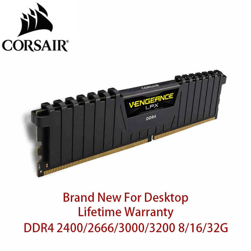 Фирменная Новинка б/у Оперативная память DDR4 8/16/32 ГБ 2400/2666/3000/3200 полностью