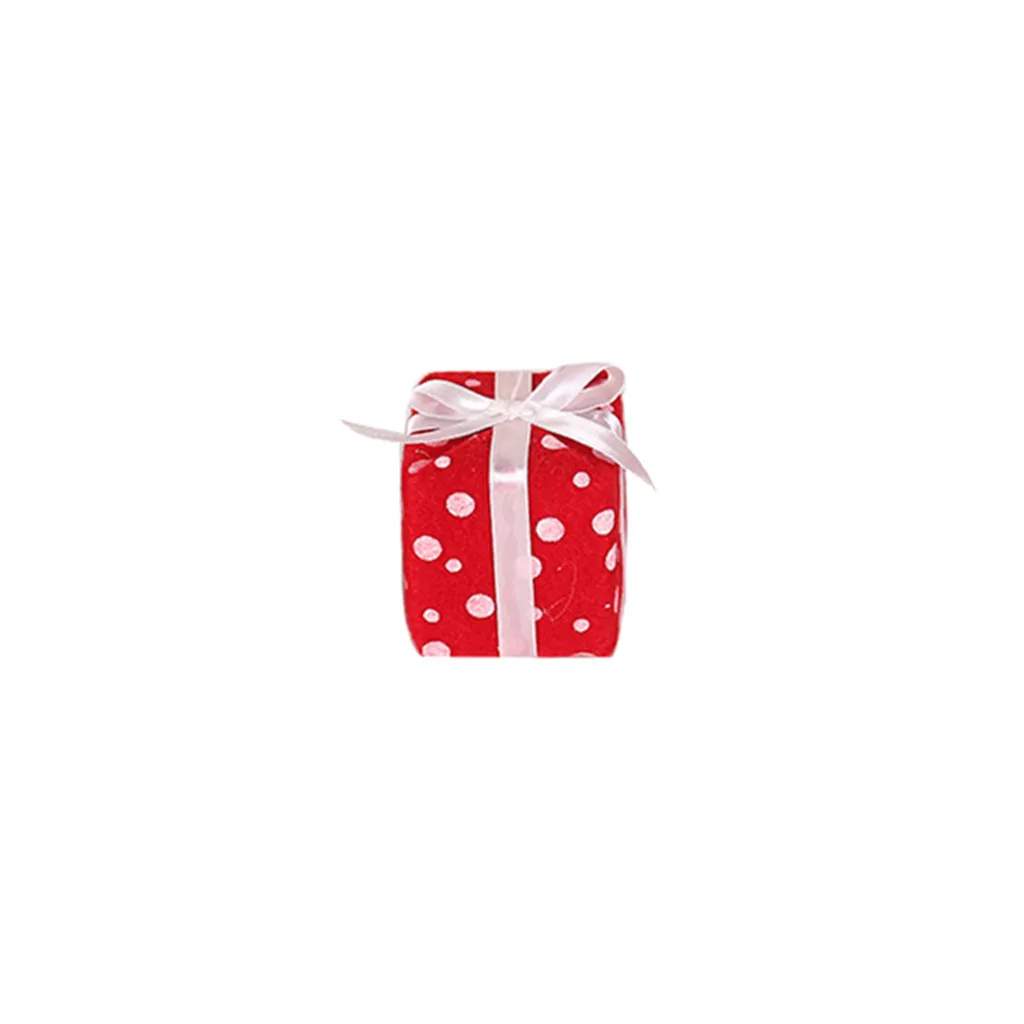 6 шт./упак. Рождественская игрушка ткань подарок Обёрточная бумага подвеска в форме шара елочных игрушек рождественской елки год декор с утолщённой меховой опушкой,# CL3