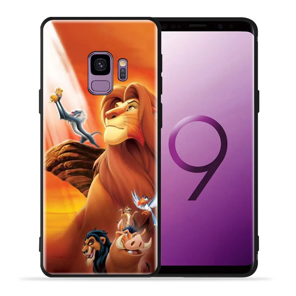 Роскошный силиконовый чехол для samsung galaxy s7 edge s8 s9 s10 note10 plus 5g note 8 note9 Король Лев мягкая задняя крышка - Цвет: P0223B