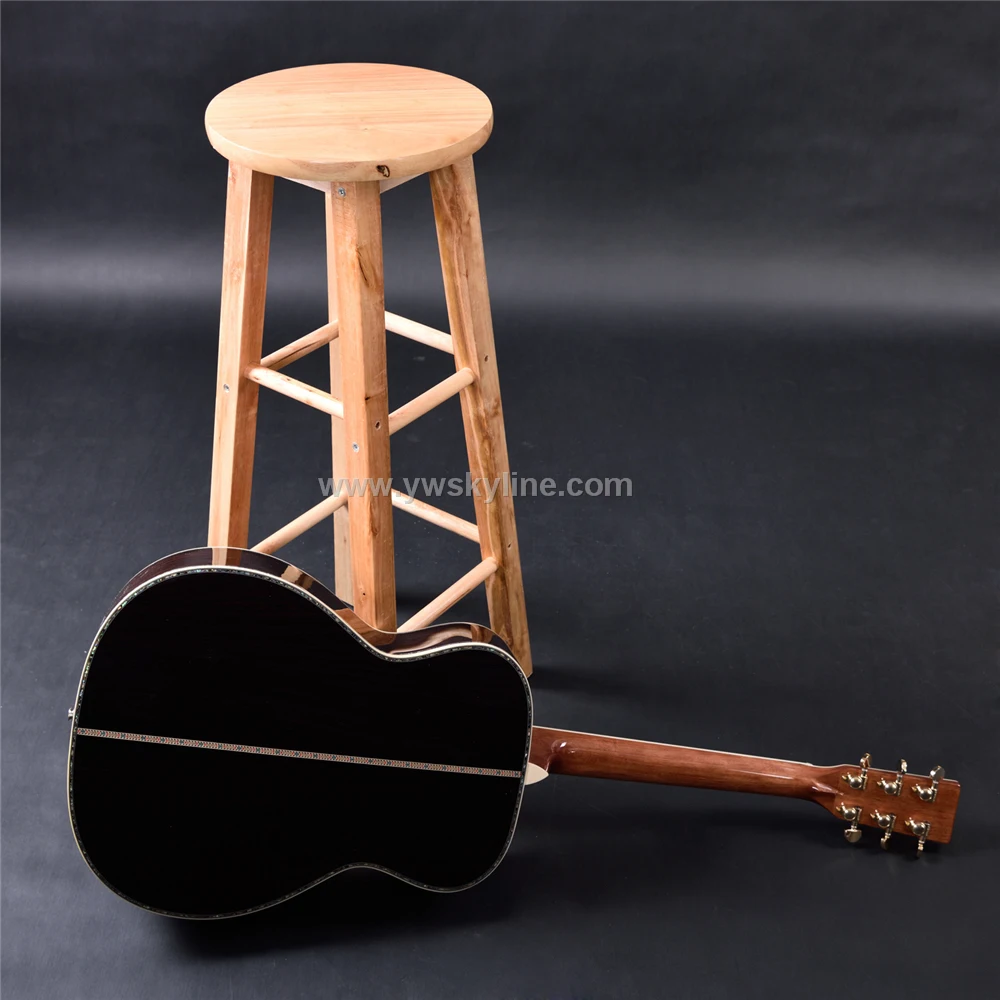 40 дюймов твердой кедр верх акустическая гитара с fishman EQ, можем сделать индивидуальный логотип как по запросу покупателя