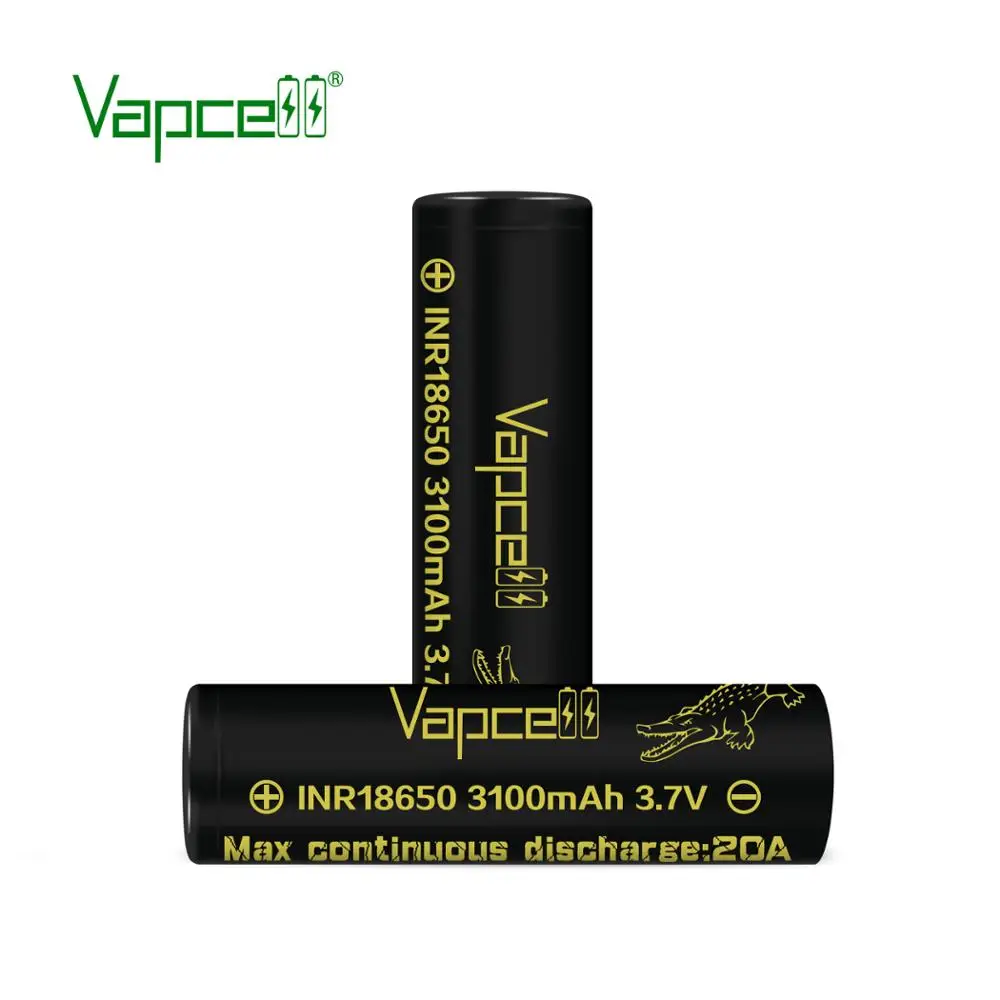 Vapcell 18650 батареи rewrap VTC6 3100mAh 20A литий-ионный аккумулятор для фонарика/электроинструментов