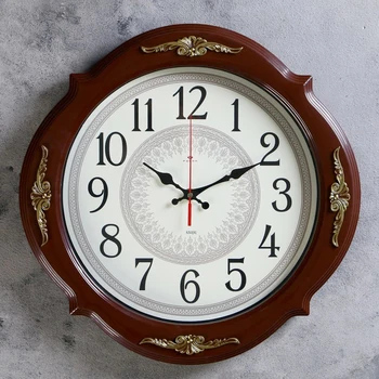 

Wall clock, series: Classic, "Bakong", wenge, 40x40 cm 4551246