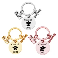 Aliexpress - Class of 2021 Graduation Gift Metal Keychain Creative Opening Ceremony Scroll Stainless Steel Key Ring Graduate Party Favor Gift