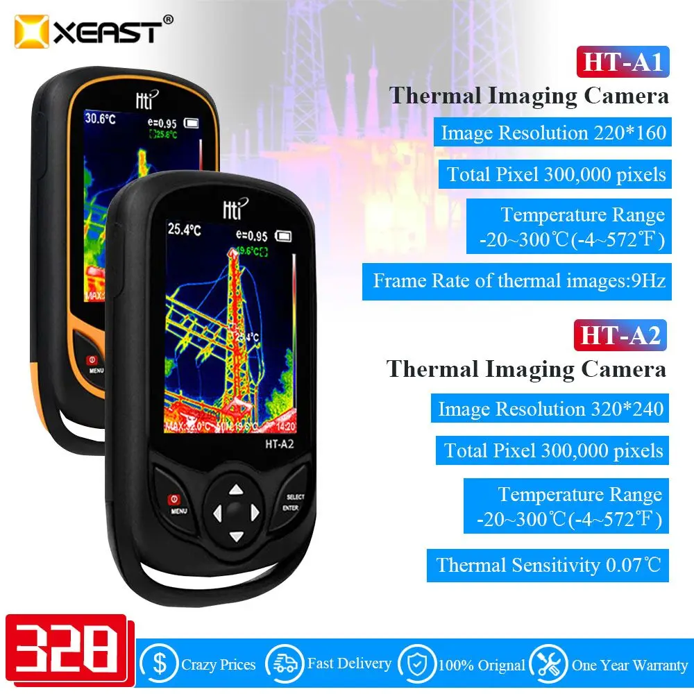 New Upgrade Professional Pocket Infrared Thermal Imager HT-A1 & HT-A2 тепловизор для ремонта | Инструменты