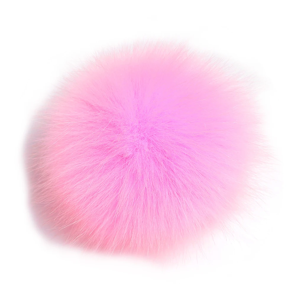 12cm Fake Fur Hair Fluffy Pompom Ball Pendant Hat Bag Shoes Fake Fur Hair Fluffy Pompom Ball Pendant Hat Bag DIY Accessories 4