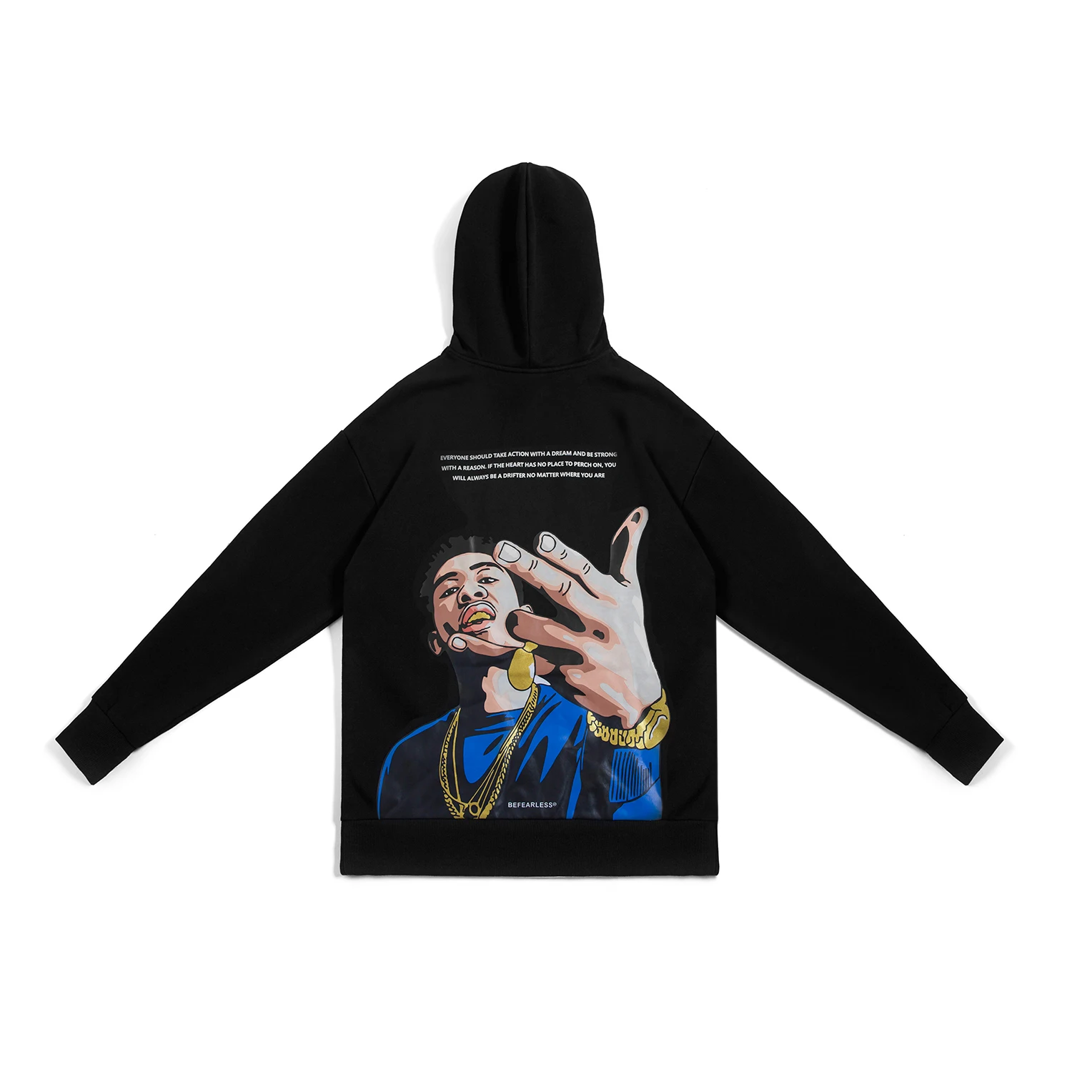 OSCN7 High Street печати флисовая толстовка женщина осень уличная плюс бархатные толстовки оверсайз женщины 8068A