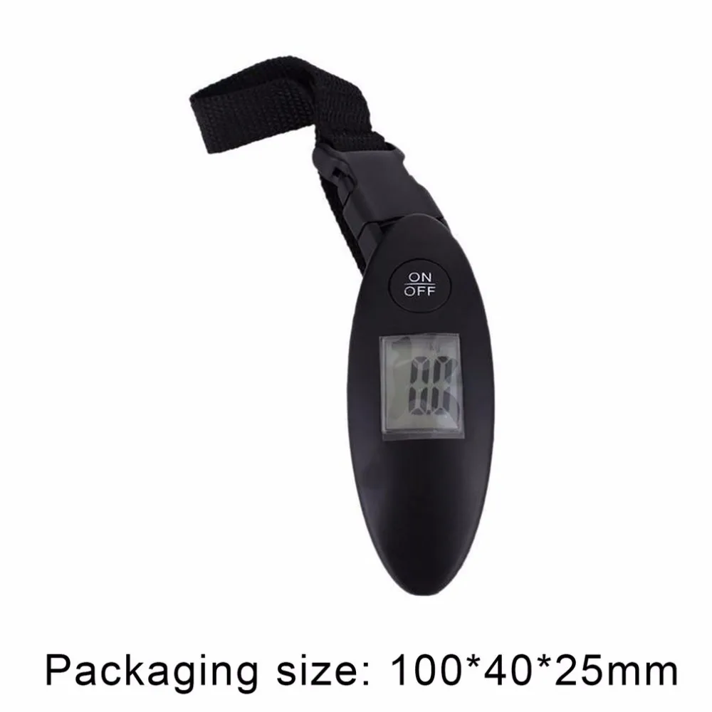 Электронные весы для багажа масштабный клип цифровые весы для багажа дисплей мини электронные дорожные ручные весы