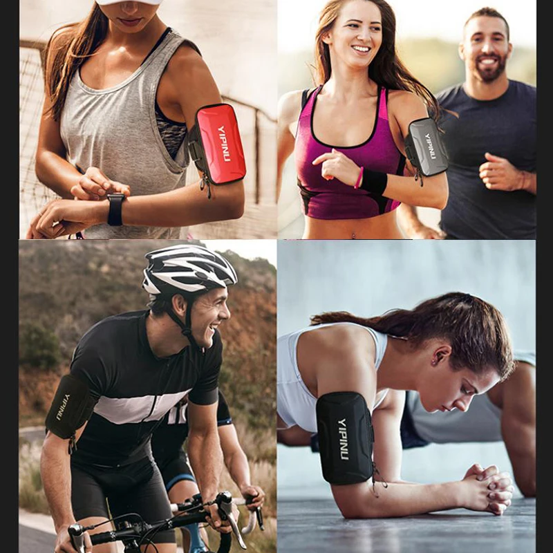 Men Women Waterproof Reflective Sports Arm Bag Fitness Night Running Jogging Cycling Phone Case Holder Wallet Armband Pouch 2