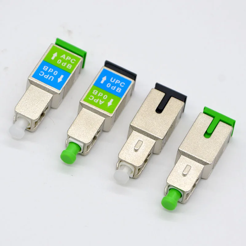 10pcs New Fiber Connector SC APC Male and Female Fixed Fiber Attenuator 1 ~ 20dB Various Fiber Attenuation Customized Wholesale usb2 0 male to female spring coiled telescopic extension cable for various usb devices