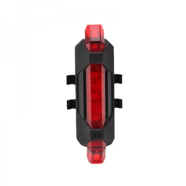 Bicycle Light Waterproof Rear Tail Light LED USB Style Rechargeable or Battery Style Bike Cycling Portable Light Red