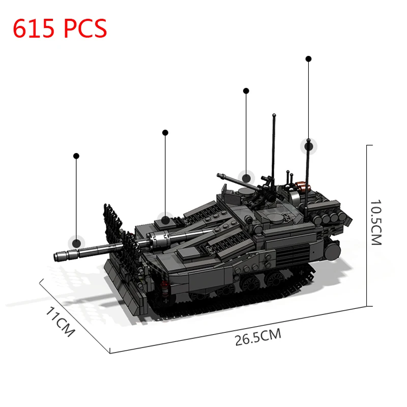 Хит lepining военный WW2 Швеция армейская техника STRV 103B танковые автомобили