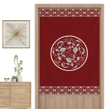 

Chinese Door Curtain Kitchen Partition Curtain Living Room Bedroom Decorative Curtain Toilet Half Curtain Feng Shui Curtain