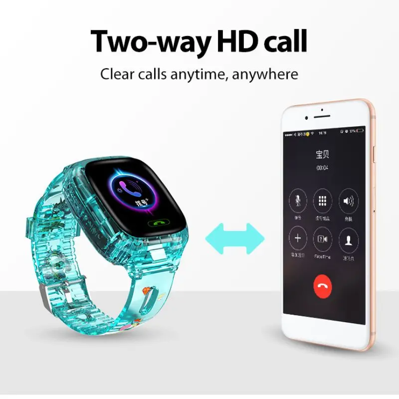 

Children's Smart Phone Watch Multi-functional Practical Durable Waterproof Watch With WIFI posistioning