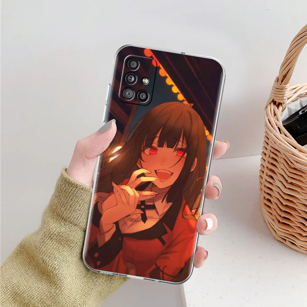 Soft Case for Samsung Galaxy A51 A71 M31 A42 5G A21s A41 M51 A31 M31s Cover Phone Back Shell Capa Kakegurui Jabami Girl Anime Soft Case for Samsung Galaxy A51 A71 M31 A42 5G A21s A41 M51 A31 M31s Cover Phone Back Shell Capa Kakegurui Jabami Girl Anime