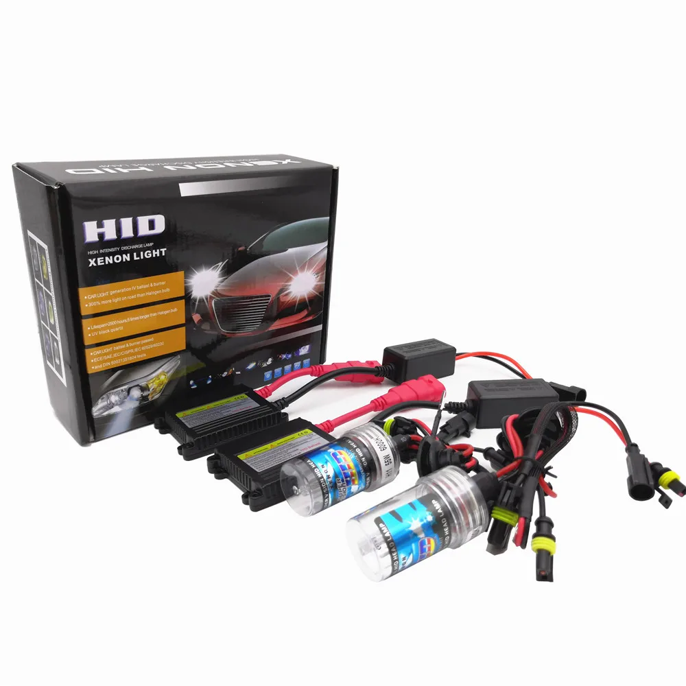 

55W H4 H1 H3 Xenon H7 H8 H10 H11 H27 HB3 HB4 H13 9005 9006 H9 Slim Ballast kit Xenon Hid Car Light Source Headlight Bulbs Lamp