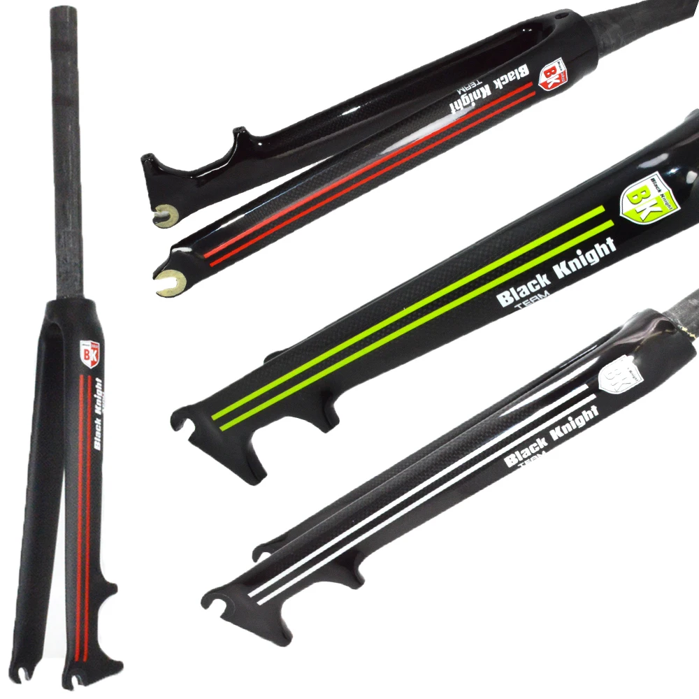 Full Carbon Fiber Road Bicycle Forks Straight And Conical Tube 700cc