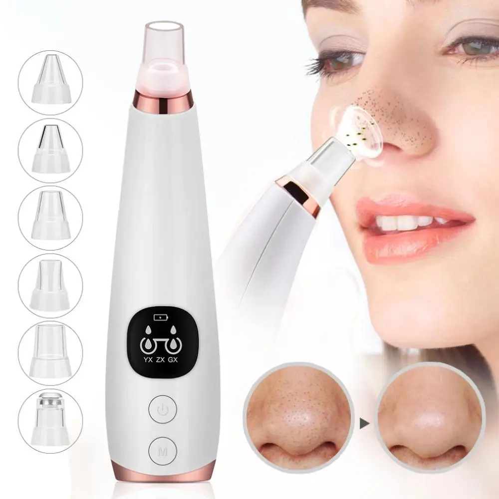 

Blackhead Remover Face Clean Pore Vacuum Acne Pimple Removal Vacuum Suction Facial Diamond Dermabrasion Tool Machine Skin Care