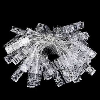 

Holiday Christmas Battery Box USB Gypsophila LED Lights Flashing Lights String Lights Photo Clip Lights